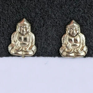 (2/$20) Wells Vintage Buddha Earrings
